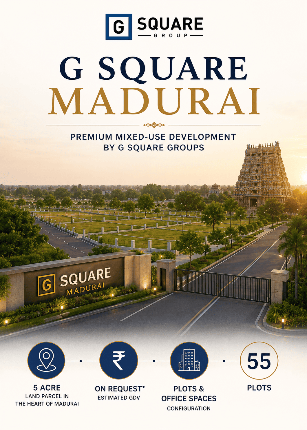 G Square Madurai luxury Plots by DLF Group in Gurgaon